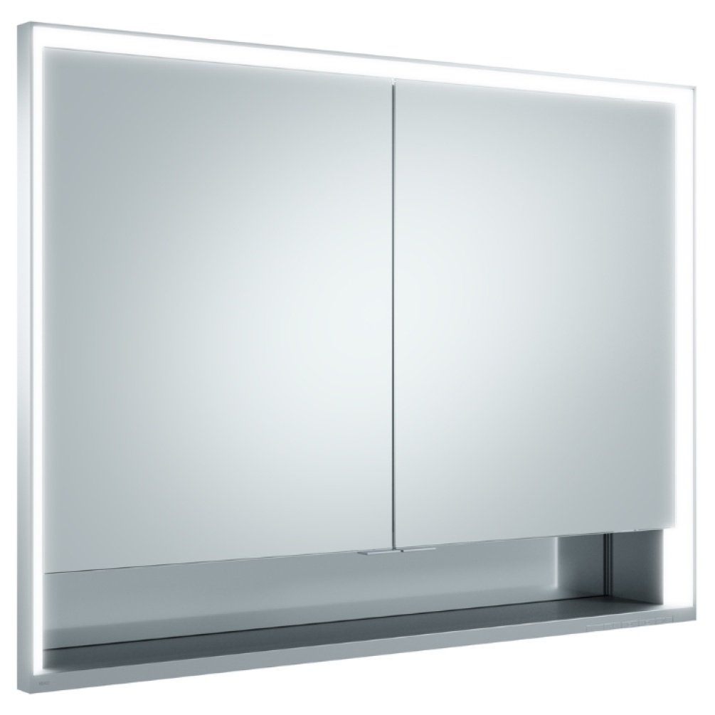 Product Cut out image of Keuco Royal Lumos 1000mm Double Recessed Mirror Cabinet 14314 171331